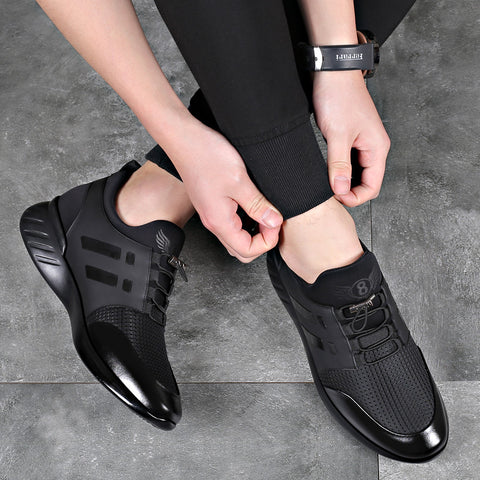 Men's Korean Height Increasing Insole Fashion Pumps Casual Shoes