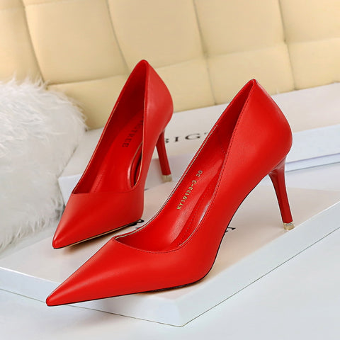 Women's High Stiletto Shallow Mouth Pointed Toe Heels