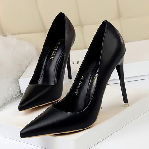 Women's High Stiletto Shallow Mouth Pointed Toe Heels