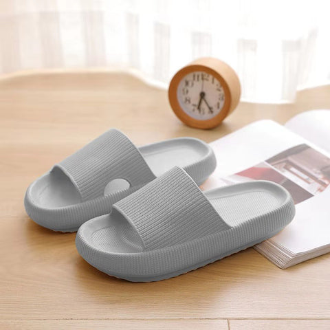 Women's & Men's Summer Soft-soled Home Rubber And Plastic Height House Slippers