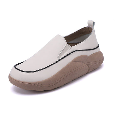 Women's One Pedal Outdoor Fashionable Thick-soled Height Loafers