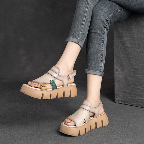 Women's Shanghai Fashion Breathable Platform Hollow Out Sandals