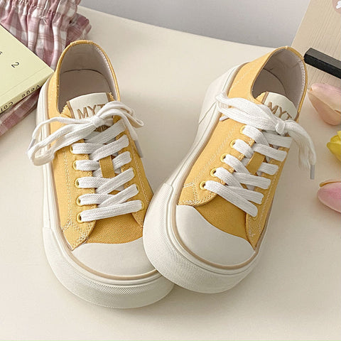 Cute Summer Round Toe Board Easy To Canvas Shoes