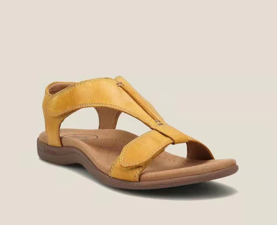 Classic Women's Large Size Velcro Platform Sandals