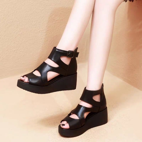 Creative Graceful Durable Women's High Platform Sandals