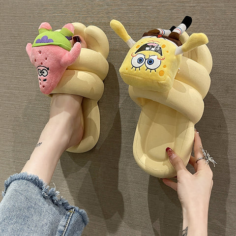 And Cartoon Cute Female Summer Outdoor Slippers