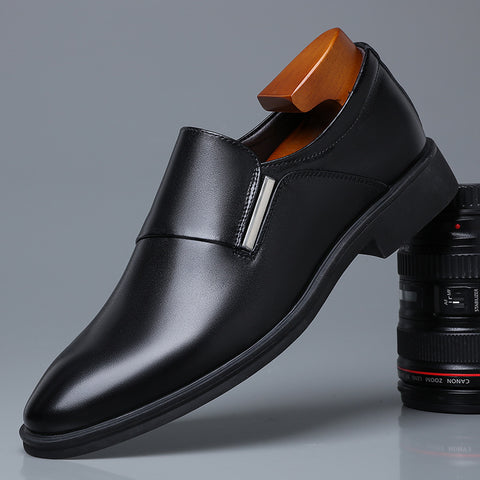 Attractive Men's Autumn Dress British Business Leather Shoes