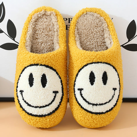Women's & Men's Couple Cotton Household Cute Thick Bottom Slippers