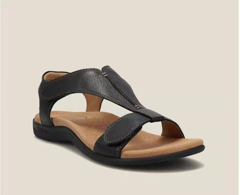 Classic Women's Large Size Velcro Platform Sandals