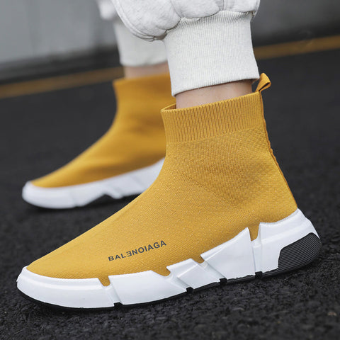 Men's Large Size Sock Breathable Korean Fashion Casual Shoes
