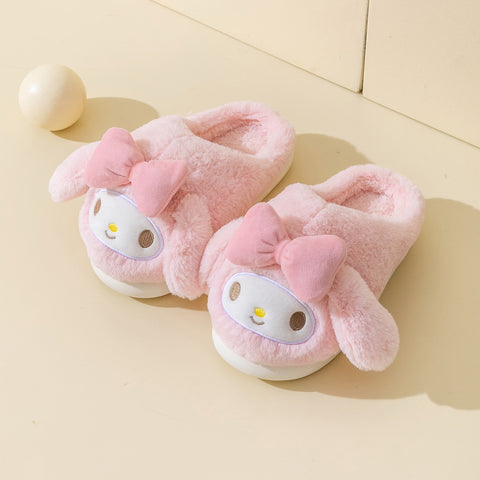 Melody Cotton Warm Cute Home Female Slippers