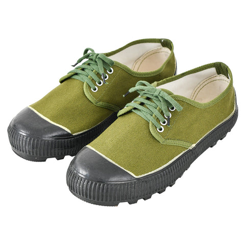 Big Tooth Bottom Yellow Rubber Military Casual Shoes