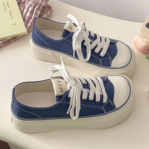 Cute Summer Round Toe Board Easy To Canvas Shoes