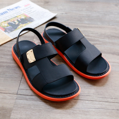 Classy Men's Vietnam Summer Outdoor Silicone Sandals