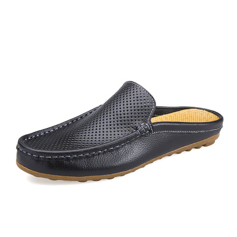 Men's Outdoor Semi-slippers Summer Breathable Fashion Trendy Closed Flip Flops