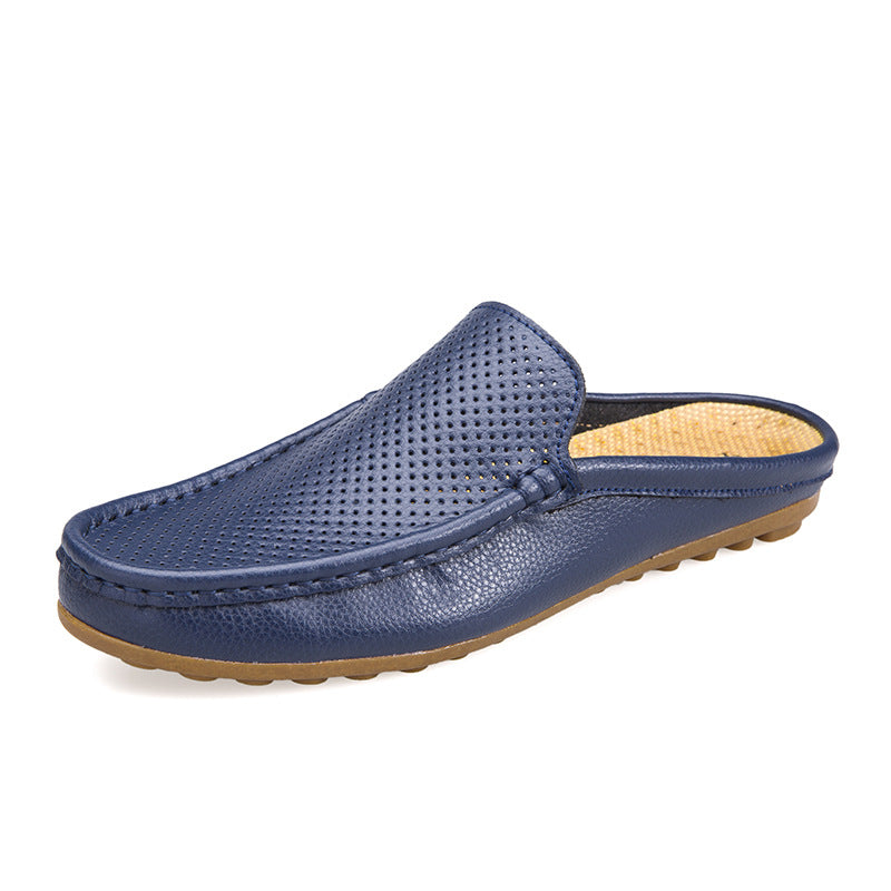 Men's Outdoor Semi-slippers Summer Breathable Fashion Trendy Closed Flip Flops