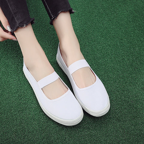 Popular Fashion Lazy Slip-on White Labor Casual Shoes