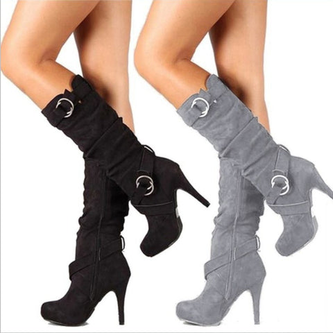 Attractive Women's Long Tube Female High Boots