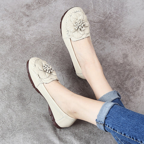 Women's Soft Bottom Slip-on Middle And Old Women's Shoes