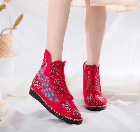 Women's Flat Ethnic Style Boots