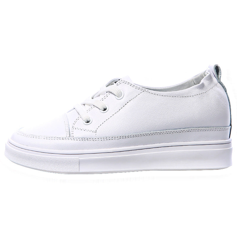 White Korean Style Versatile Shallow Mouth Casual Shoes