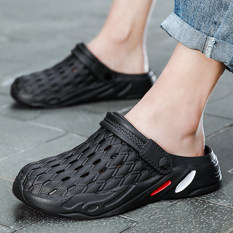 Men's Outdoor Wear Closed Toe Non-slip Thick Sandals