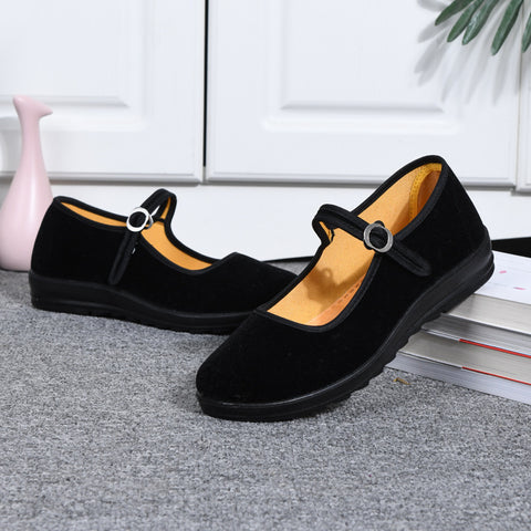 Women's Generation With Flat Round Toe Hotel Canvas Shoes