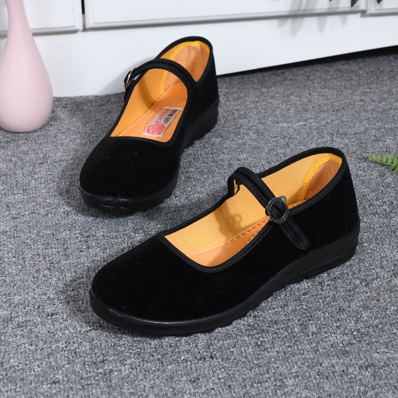 Women's Generation With Flat Round Toe Hotel Canvas Shoes