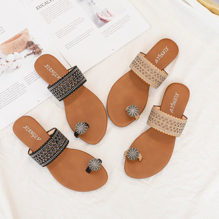 Women's Roman Summer Versatile Buckle Flat Sandals