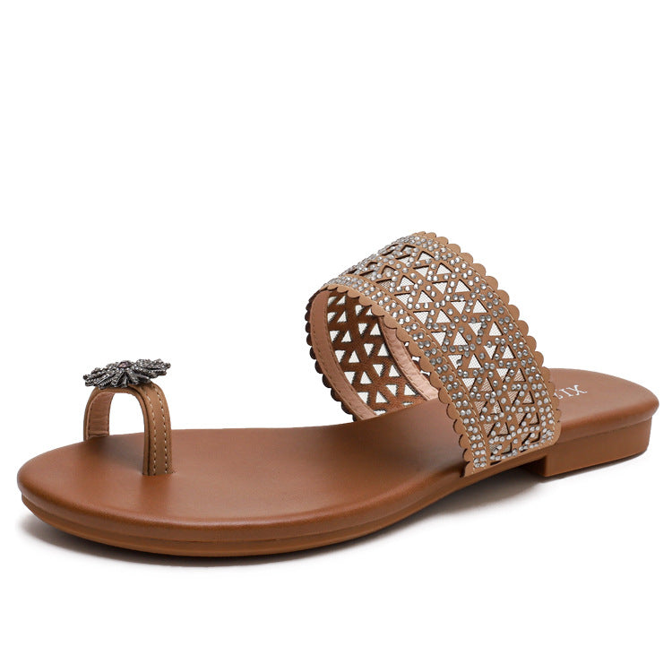 Women's Roman Summer Versatile Buckle Flat Sandals