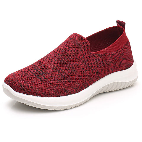 Women's Cloth Soft Bottom Slip-on Mother Breathable Women's Shoes