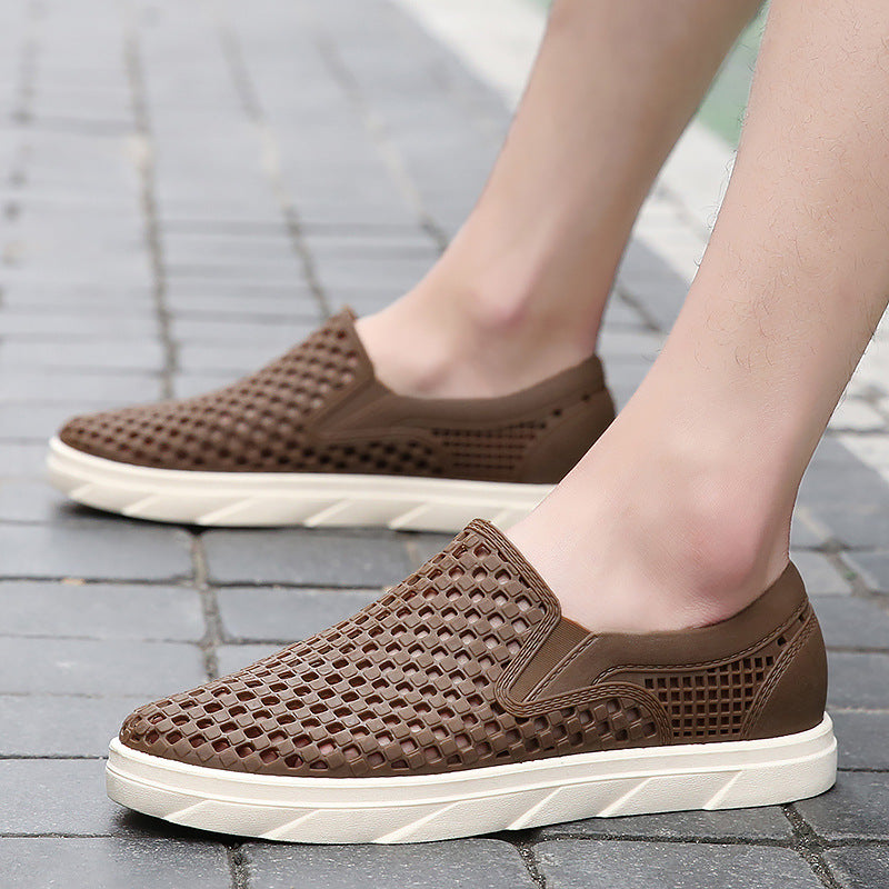 Men's Summer Non-slip Soft Bottom Cutout Beach Sandals