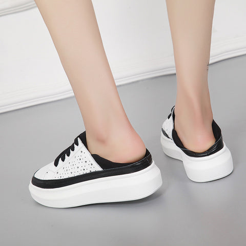 Popular Attractive Women's Platform Korean Style Casual Shoes