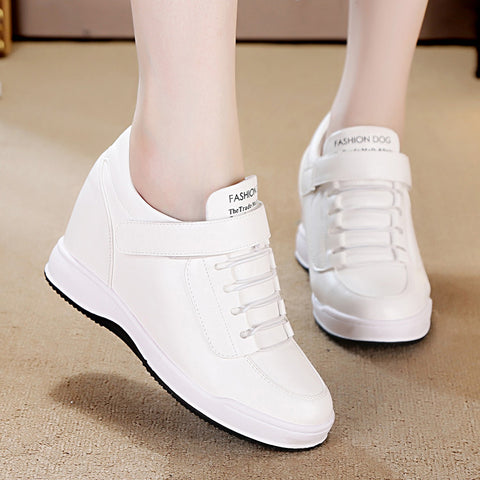 Innovative Women's Autumn Flat Height Increasing Casual Shoes