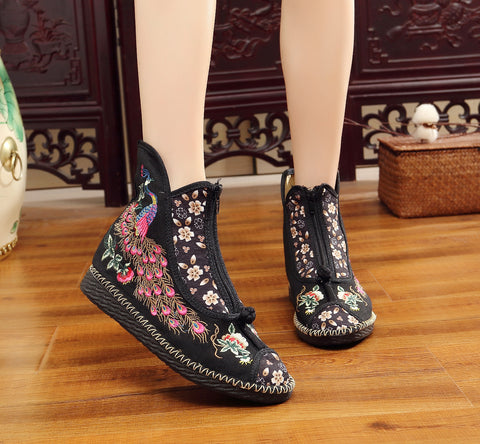 Women's Flat Ethnic Style Boots