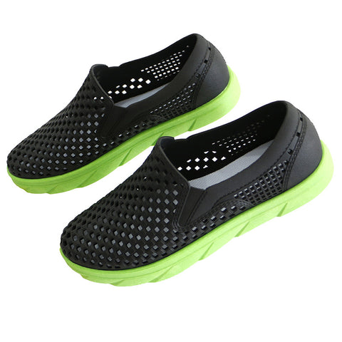 Men's Fashion Outdoor Indoor Two-color Hollow Coast House Slippers