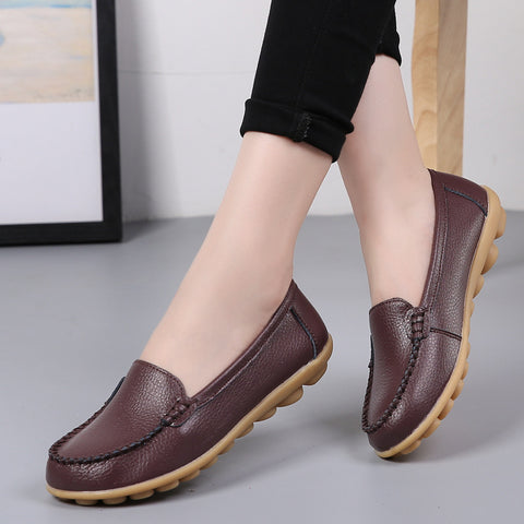 Mother's Cover Feet Low-cut Tendon Bottom Women's Shoes