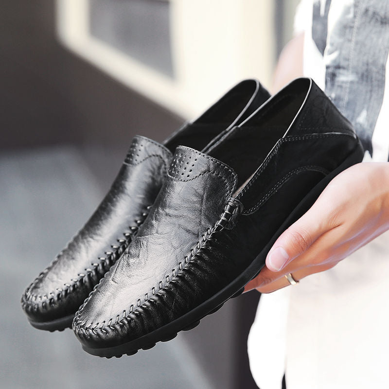 Men's British Style Pumps Business Formal Leather Shoes