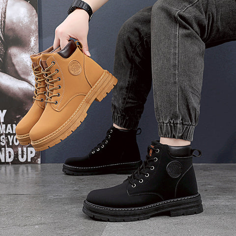 Men's Classic Fashionable And Wearable Waterproof High-top Dr. Boots