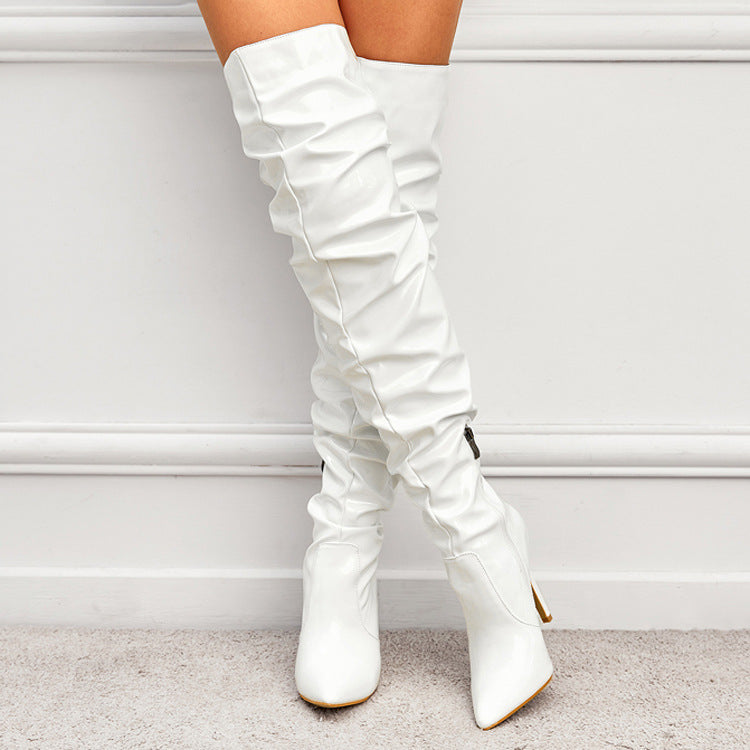Women's The Knee Skinny Legs Stretch High Boots