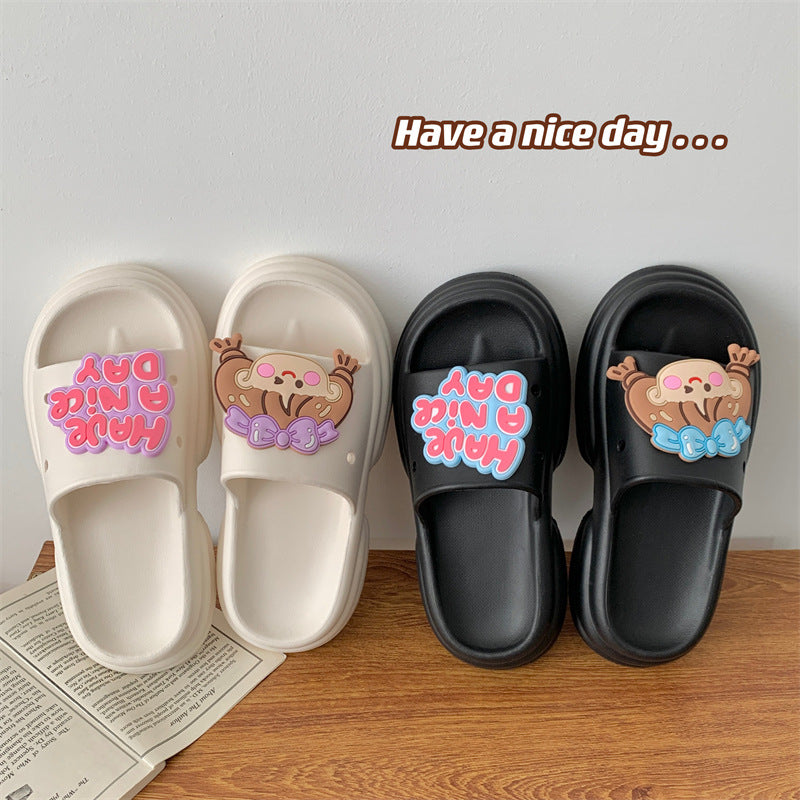 Cartoon Cute Princess Home Indoor Soft Soled House Slippers