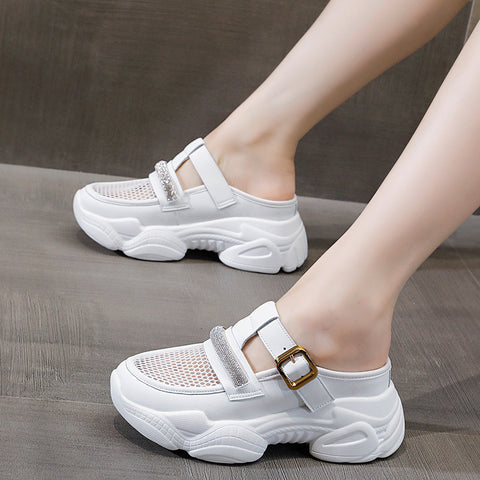 Women's Summer Outdoor Spring Height Increasing Insole Slippers