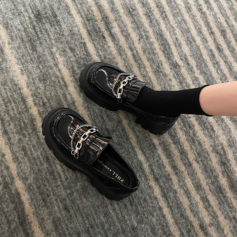 Trendy Women's Style Preppy Fat Feet Loafers