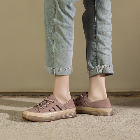 Casual Classy Hollow Small Retro Hole Casual Shoes