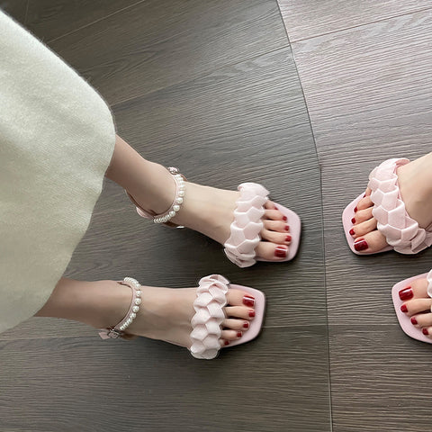 Women's With Chunky Fairy Gentle Style Fat Sandals