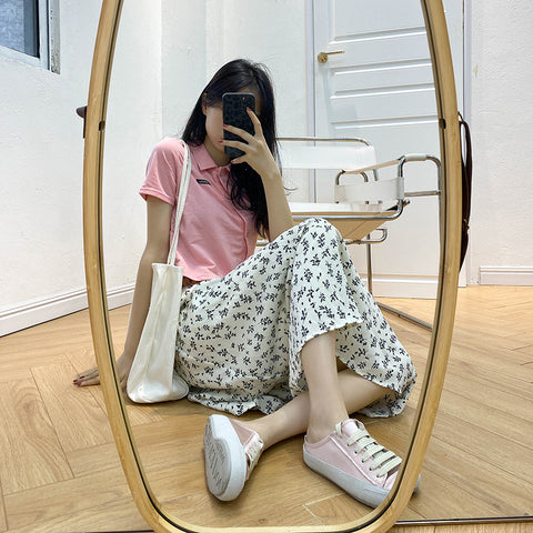 Cool Women's White Korean Slip-on Half Casual Shoes