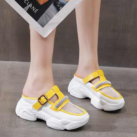 Women's Summer Outdoor Spring Height Increasing Insole Slippers