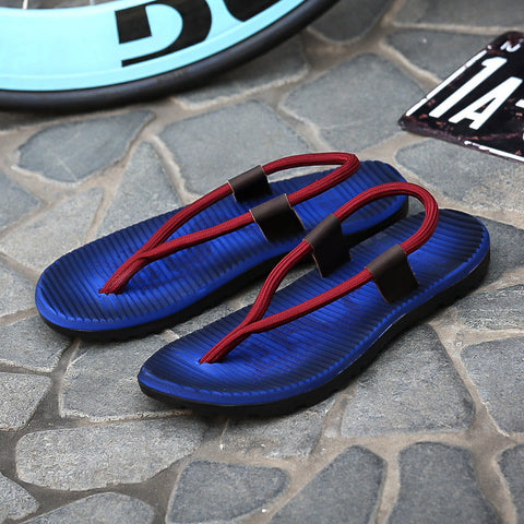 Męskie letnie klapki wietnamskie gumowe modne sandały plażowe