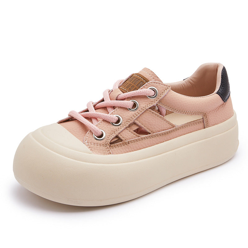 Graceful Women's Big Head Bread Breathable Casual Shoes