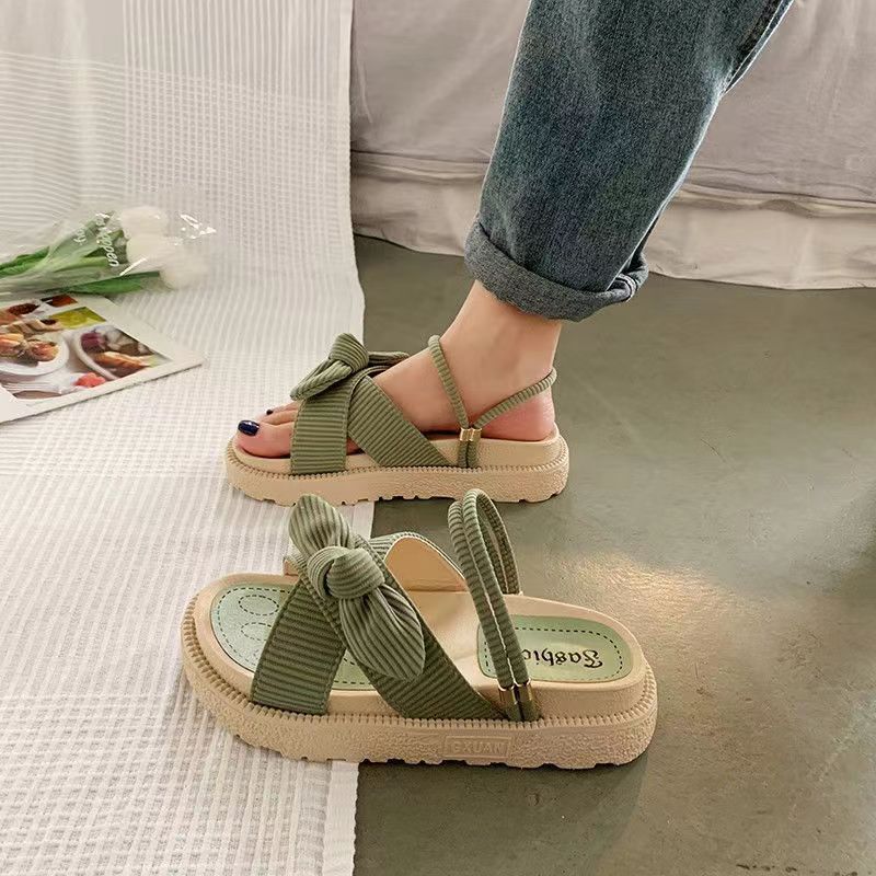 Women's Summer Outdoor Fashion Two-way Wear Outing Muffin Platform Sandals